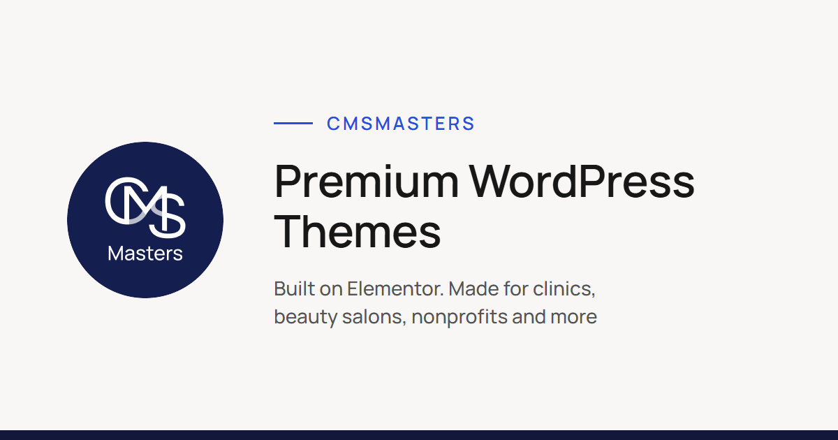 Screenshot of cmsmasters.studio