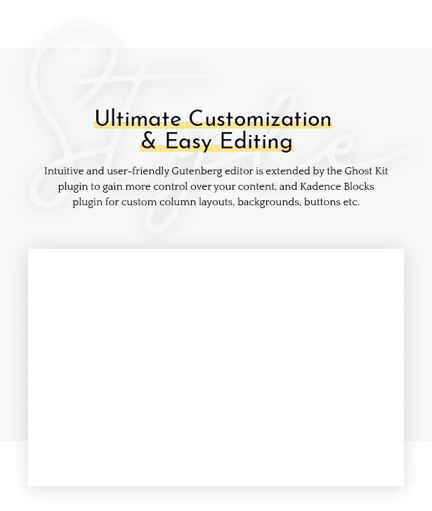 Guten Tag - 100% Gutenberg Blog WordPress Theme - Ultimate Customization & Easy Editing