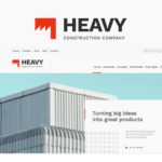 Heavy - Construction and Industrial WordPress Theme Preview