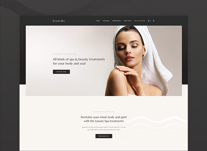 Luxury Spa - Wellness and Beauty WordPress Theme Preview