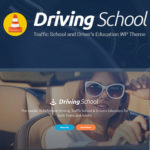 Driving School - Car & Automobile WordPress Theme Preview