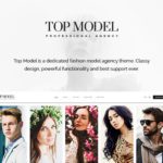 Top Model - Agency and Fashion WordPress Theme Preview