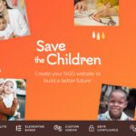 Save the Children - Charity WordPress Theme with Donations Preview