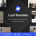 Legal Business - Attorney & Lawyer WordPress Theme Preview