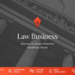 LawBusiness - Attorney & Lawyer WordPress Theme Preview