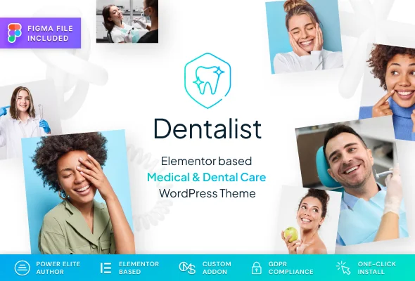 Dentalist - Medical and Dentist WordPress Theme Preview