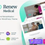 Renew Medical - Physiotherapy & Rehabilitation Clinic Medical WordPress Theme Preview
