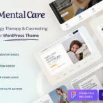 Mental Care - Therapy & Counseling Psychologist WordPress Theme Preview