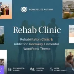 Rehab Clinic - Addiction Recovery Center WordPress Theme Preview
