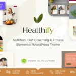 Healthify - Diet Recipes & Health Coaching WordPress Theme Preview