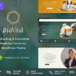 BioVital - Functional Medicine Doctor WordPress Theme Preview