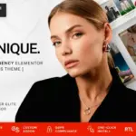 Iconique - Fashion Model Agency WordPress Theme
