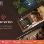 Wellness Bliss - Massage Salon & Spa WordPress Theme Preview