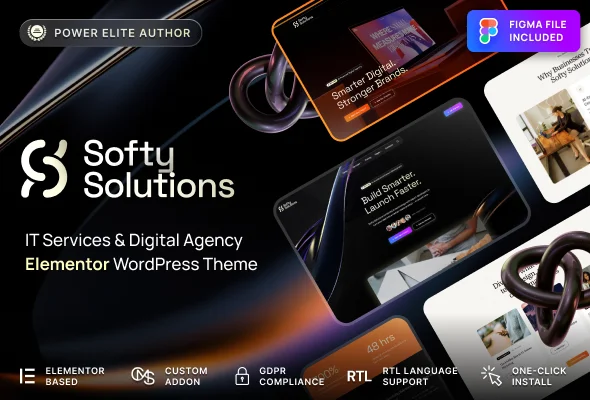 Softy Solutions - IT Services & Digital Agency WordPress Theme | CMSMasters studio