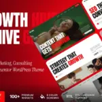 Growth Hive - Consulting Agency & Digital Marketing WordPress Theme Preview